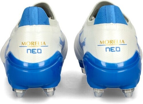 MIZUNO-Crampons Mizuno Morelia Neo IV B Elite Mix Blanc et bleu-3