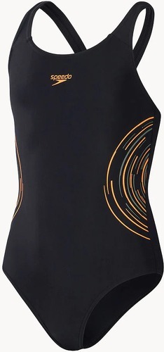 Speedo-Maillot de bain 1 pièce fille Speedo Eco Placement Muscleback-image-1