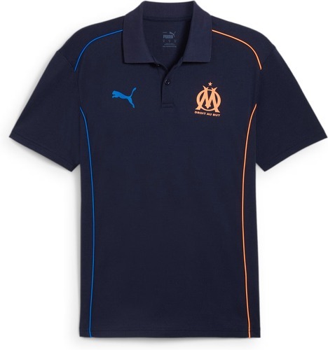 PUMA-Polo OM Casuals Homme 2024/25 Bleu Nuit-image-1