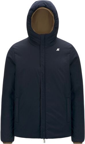 KWAY-Veste Jack Warm Reversible Brown Corda/Blue Depth-1