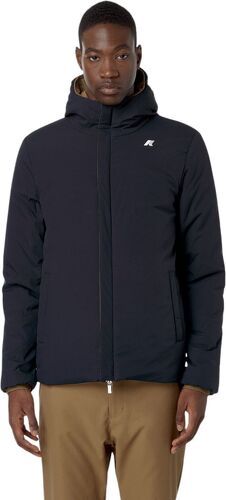 KWAY-Veste Jack Warm Reversible Brown Corda/Blue Depth-3