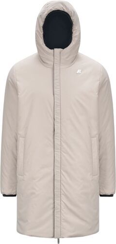 KWAY-Veste jacob Warm Reversible Blue Depth/Beige Grey-1