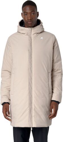 KWAY-Veste jacob Warm Reversible Blue Depth/Beige Grey-3