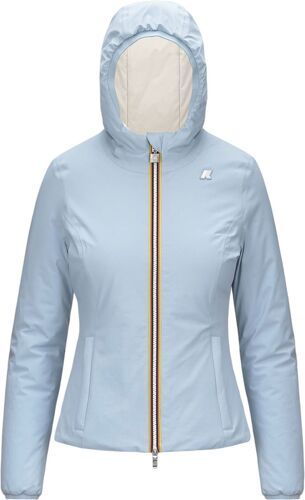 KWAY-Veste Lily Warm Reversible Blue A/White Gardenia-0