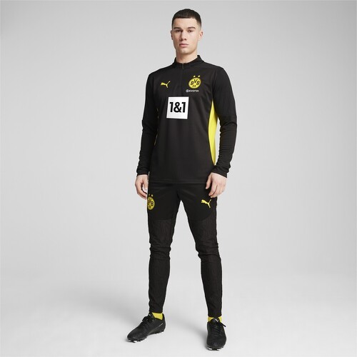 PUMA-Haut d’entraînement à 1/4 zip Borussia Dortmund Homme-2