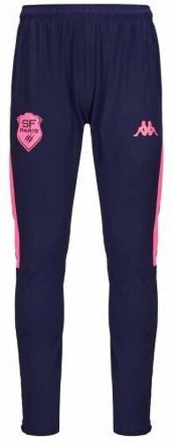 KAPPA-Jogging Abunszip Pro 8 Kappa Stade Français Paris Officiel Rugby Bleu/Rose Homme-1