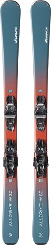 NORDICA-Pack De Ski Nordica Alldrive W 82 Fdt + Fixations Tp2 Compact 10 Fdt Bleu Femme-image-1