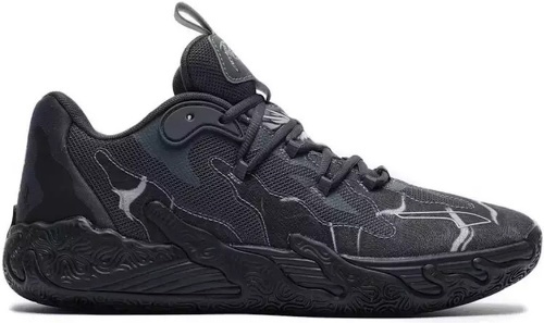 PUMA-Chaussures de Basketball Puma MB.03 Lamelo Ball "Black Strong Gray"-0