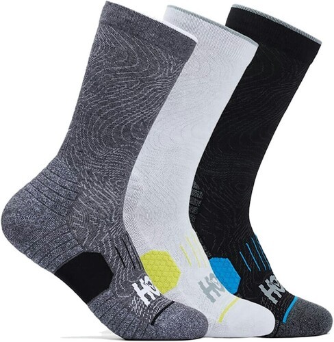 HOKA ONE ONE-Hoka Calzini Crew Run Sock ( 3 Pack )-0