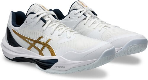 ASICS-Chaussures Asics Gel Sky Elite FF 3 blanches/or-2