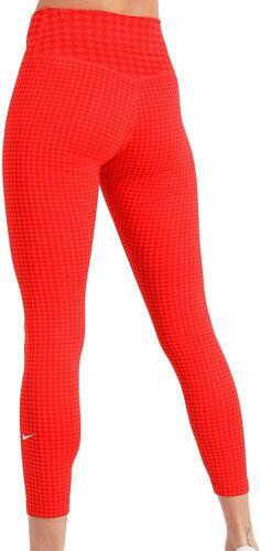 NIKE-Legging Rouge Femme Nike One Df Icon clash 7/8-1