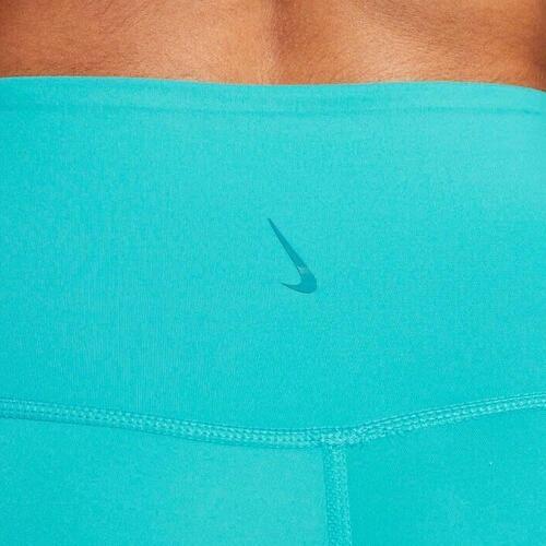 NIKE-Legging Turquoise Femme Nike 7/8 Lurex-2