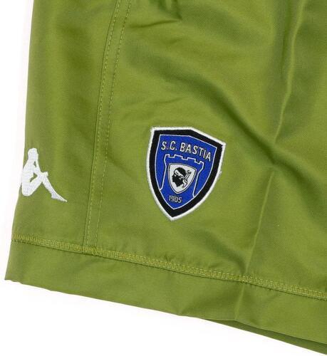 KAPPA-Short Vert Garçon Kappa Ryder SC Bastia-2