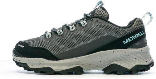 MERRELL-Chaussures de Randonnée Gris/Bleu Femme Merrell Speed Strike-image-1