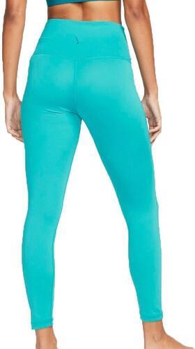 NIKE-Legging Turquoise Femme Nike 7/8 Lurex-1