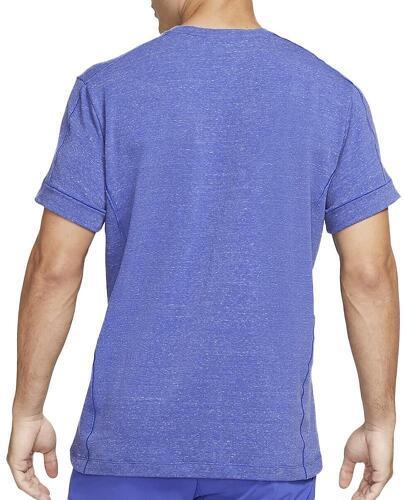 NIKE-T-shirt Violet Homme Nike Yoga-1