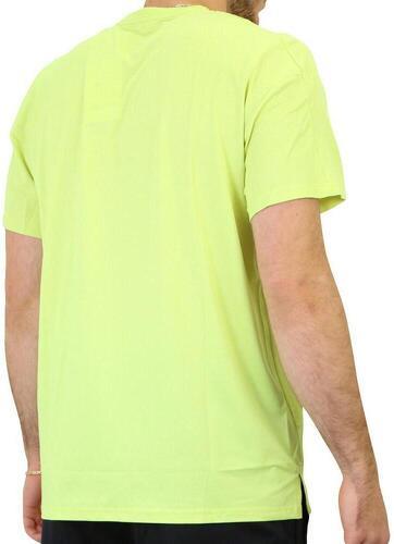 NIKE-T-shirt de Running Jaune Fluo Homme Nike Dry Top-1