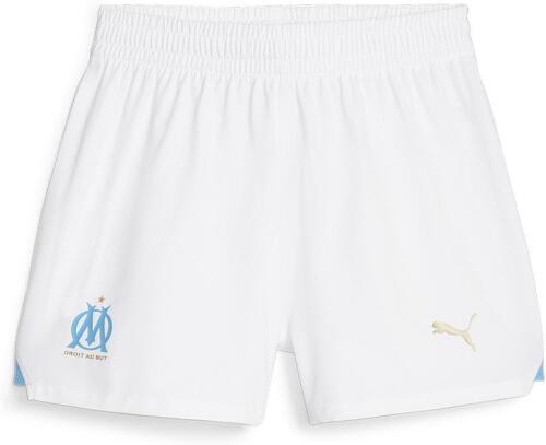 PUMA-OM Short Blanc/Bleu Femme Puma-image-1