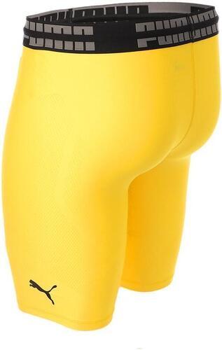 PUMA-Short de Compression Jaune Homme Puma 9808-1