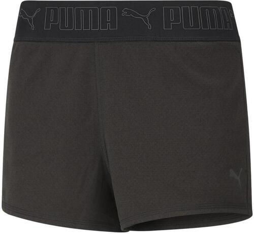 PUMA-Short Noir Femme Puma Train Puma Elastic 3-0