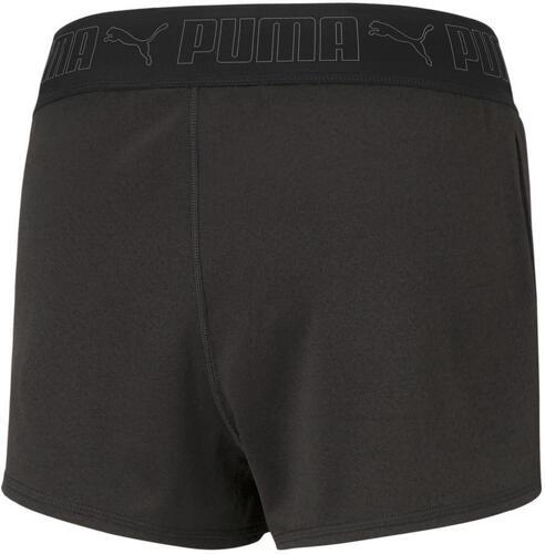 PUMA-Short Noir Femme Puma Train Puma Elastic 3-1