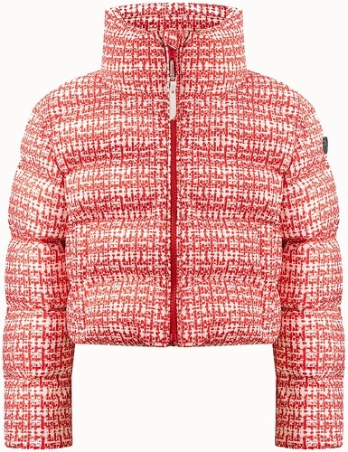 POIVRE BLANC-Doudoune Poivre Blanc Synthetic Down 1203 Tweed Scarlet Red Fille-0