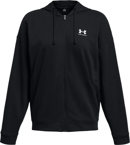 UNDER ARMOUR-Sweatshirt à capuche oversize zippé femme Under Armour Rival Terry-2