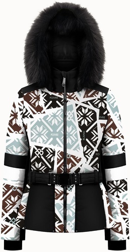 POIVRE BLANC-Veste De Ski / Snow Poivre Blanc 1003 Print Black Femme-0