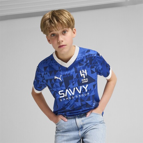 PUMA-Maillot Home 24/25 Al Hilal Saudi F.C.  Enfant et Adolescent-3