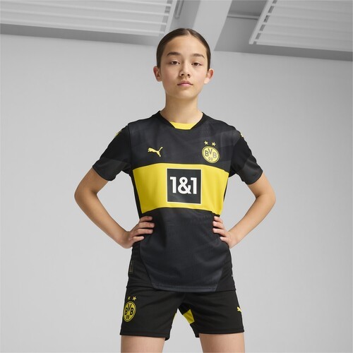 PUMA-Maillot Away 24/25 Borussia Dortmund Enfant et Adolescent-2