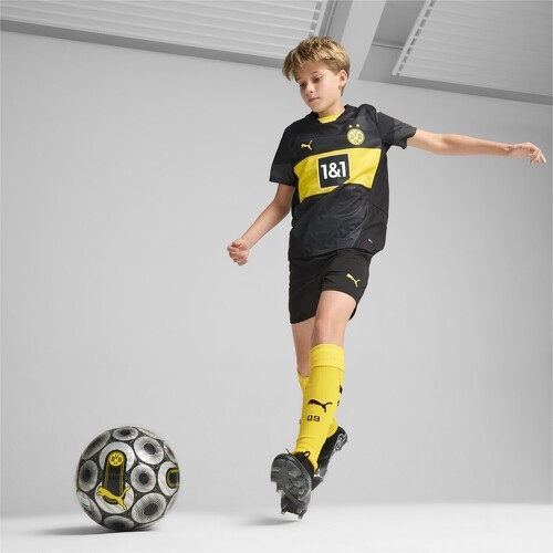 PUMA-Maillot Away 24/25 Borussia Dortmund Enfant et Adolescent-4