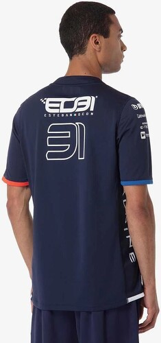 KAPPA-Maillot Kombat France Ocon BWT Alpine F1 Team Bleu Homme-0