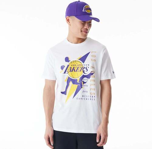 NEW ERA-T-shirt Los Angeles Lakers NBA Graphic-image-1