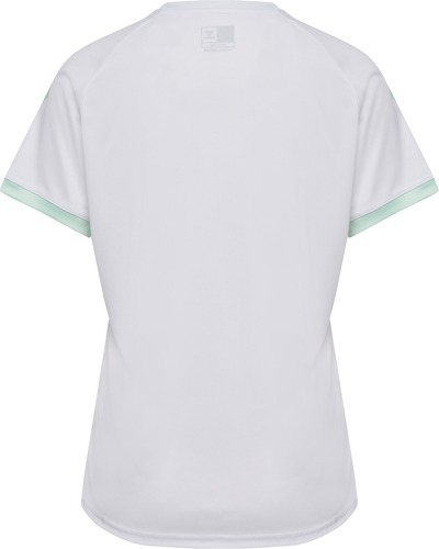 HUMMEL-Maillot Hummel Graphic Femmes blanc/vert-1