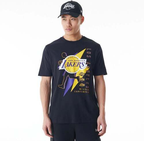 NEW ERA-T-shirt Los Angeles Lakers NBA Graphic-image-1