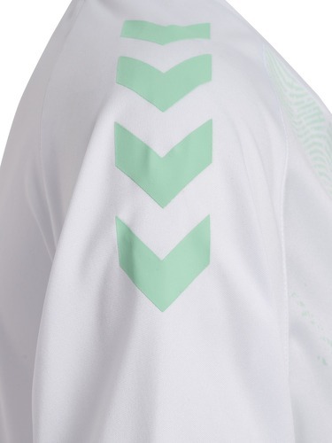 HUMMEL-Maillot Hummel Graphic Femmes blanc/vert-3