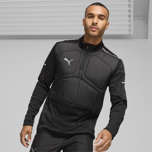 PUMA-Haut à 1/4 zip individualWinterised Homme-3