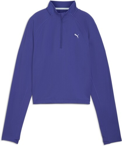 PUMA-Haut à 1/4 zip PUMA RUN CLOUDSPUN Femme-0