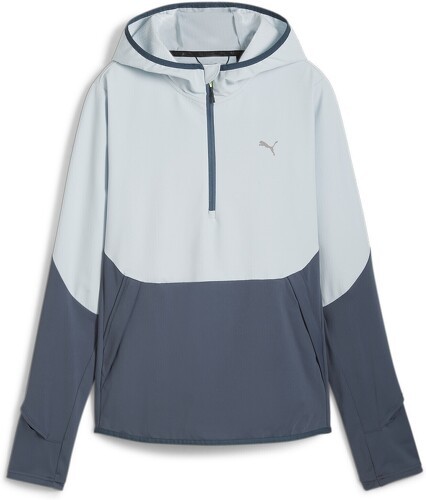 PUMA-Haut hybride à 1/2 zip SEASONS Femme-0