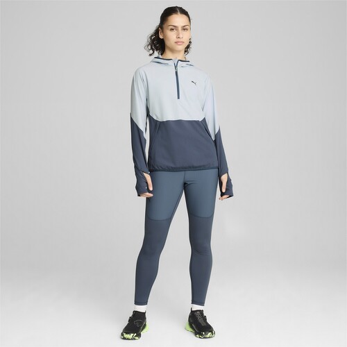 PUMA-Haut hybride à 1/2 zip SEASONS Femme-2