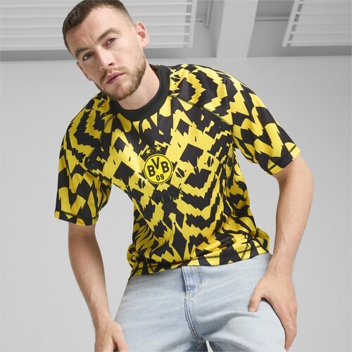 PUMA-Maillot vintage ftblSTATEMENT Borussia Dortmund Homme-3