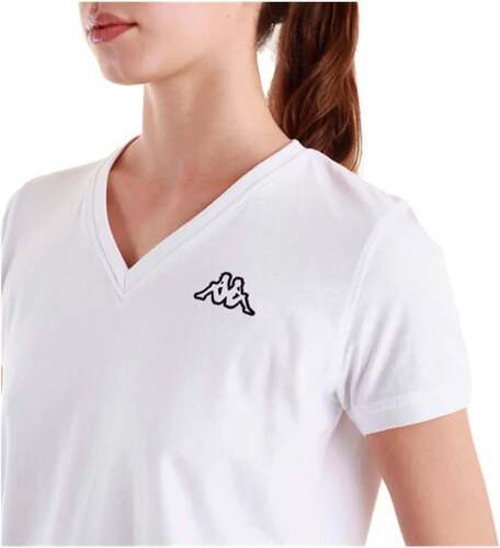 KAPPA-T-Shirt Blanc Femme Kappa Cabou-4