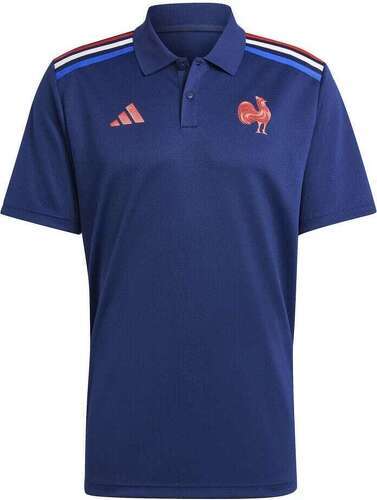 adidas-Polo Domicile XV de France Supporter Adulte Bleu marine-0