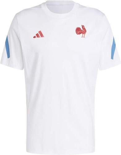 adidas-T-shirt Adidas Équipe de France Blanc-0