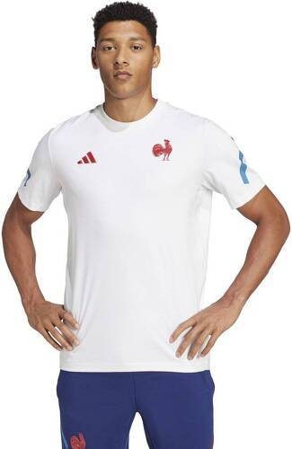 adidas-T-shirt Adidas Équipe de France Blanc-2