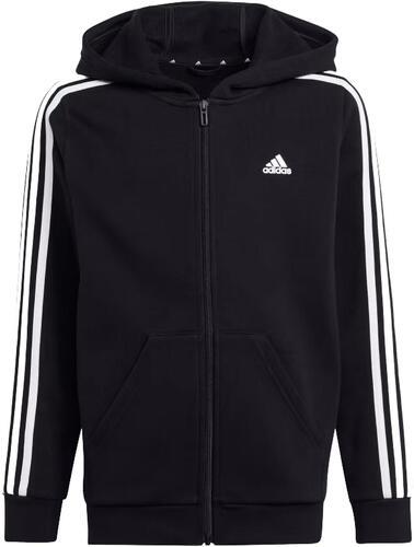 adidas Sportswear-Veste à capuche entièrement zippée en molleton Essentials 3-Stripes-0