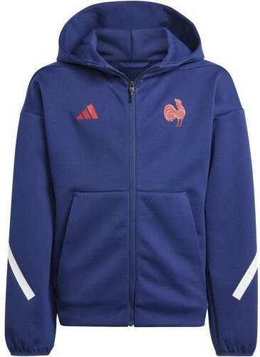 adidas-Veste zippée à capuche Adidas pour enfant Équipe de France-image-1