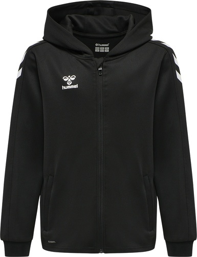 HUMMEL-hmlCORE XK POLY ZIP HOOD SWEAT KIDS-2