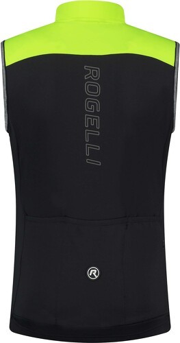 Rogelli-Gilet Coupe-Vent Velo Essential - Homme - Fluor-1