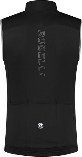 Rogelli-Gilet Coupe-Vent Velo Essential - Homme - Noir-1